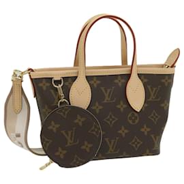 Louis Vuitton-Bolso de mano Neverfull BB con monograma de LOUIS VUITTON 2camino M46705 LV Auth ar10816S-Monograma