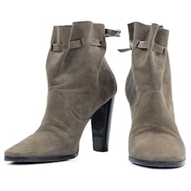 Hermès-ankle boots-Beige