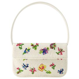 Bolsa de Ombro Tommy Beaded - Staud - Sintético - Branco Branco