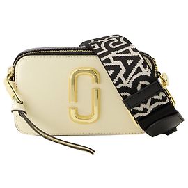 Die Snapshot Umhängetasche – Marc Jacobs – Leder – Weiß Weiß