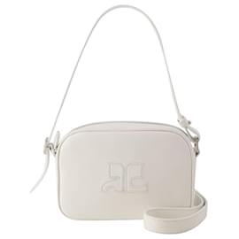 Courreges-Réedition Camera Bag - Courreges - Leather - Heritage White-White