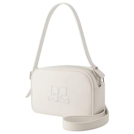 Courreges-Réedition Camera Bag - Courreges - Leather - Heritage White-White