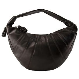 Bolsa Fortune Croissant - Lemaire - Couro - Chocolate Amargo Marrom