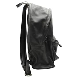 Givenchy-Givenchy Logo Backpack in Black Leather-Black