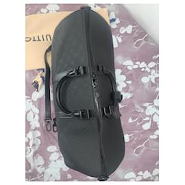 Louis Vuitton-Louis Vuitton Keepall 50 new bull calf-Black