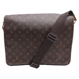 Louis Vuitton-LOUIS VUITTON BESACE ABBESSES BAG MONOGRAMA LONA BOLSA DE MÃO CROSSBODY-Marrom