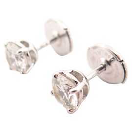 ORECCHINI BOUCHERON CON CHIP DI DIAMANTI 1 ct oro bianco 18K ORECCHINI D'ORO Argento
