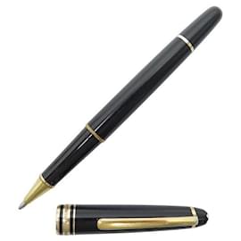 Montblanc-PENNA ROLLER IN RESINA MONTBLANC MEISTERSTUCK CLASSIC ORO VINTAGE-Nero