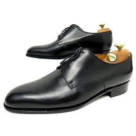 SCARPE JM WESTON SAVILE 575 10E 44.5 SCARPE DA CHIESA DA STRADA IN PELLE NERA Nero