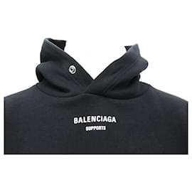 Balenciaga-NEW BALENCIAGA WORLD FOOD PROGRAM SWEATER 541709 BLACK S OVERSIZE SWEATSHIRT-Black