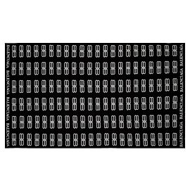 NUOVA SCIARPA BALENCIAGA STOLA COPERTA SCIARPA BB 719229 Lana nera Nero