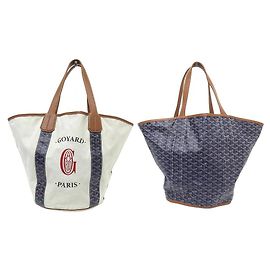 BOLSA GOYARD BELHARRA BIARRITZ BOLSA DE PRAIA REVERSÍVEL AZUL BEGE Outro