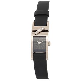 CHAUMET LINK W ASSISTIR14110 38mm Ouro branco 18K DIAMANTES QUARTZO + CAIXA DE RELÓGIO Prata