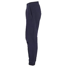 Acne-Acne Studios Sweatpants in Navy Blue Cotton-Navy blue