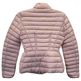 Moncler-Moncler Down Jacket in Pastel Pink Nylon-Pink,Other