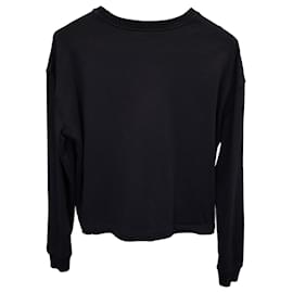 Alexander Mcqueen-Alexander McQueen McQ Voodoo Child Print Sweatshirt aus schwarzer Baumwolle-Schwarz