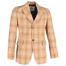 Blazer a cuadros de Vivienne Westwood en algodón beige Otro