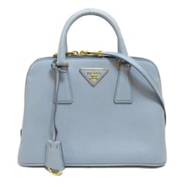 Prada-Saffiano Lux Promenade Bag BL0838-Blue