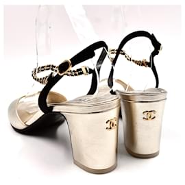 Chanel-Sandálias-Gold hardware