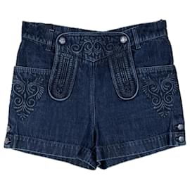 Chanel-New Kendall Jenner Runway Shorts-Navy blue