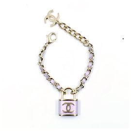 Bracciale Chanel Lavanda Metallo Argento Silver hardware