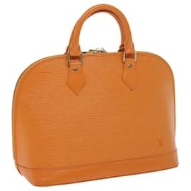 Louis Vuitton-LOUIS VUITTON Epi Alma Handtasche Orange Mandarin M5214H LV Auth 59887EIN-Andere,Orange