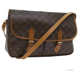Louis Vuitton-LOUIS VUITTON Monogram Gibeciere GM Shoulder Bag M42246 LV Auth bs10124-Monogram