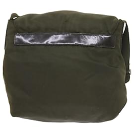 Prada-PRADA Shoulder Bag Nylon Khaki Auth ep2477-Khaki
