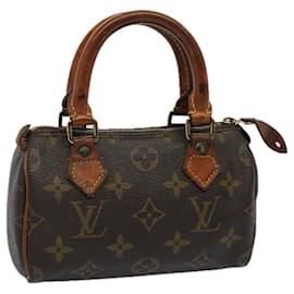 Louis Vuitton-LOUIS VUITTON Monogramm Mini Speedy Handtasche M.41534 LV Auth-Folge2408-Monogramm
