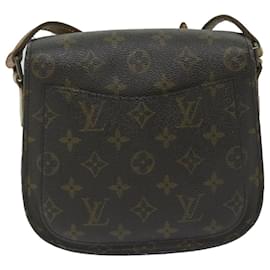 Louis Vuitton-LOUIS VUITTON Monogram Saint Cloud MM Shoulder Bag M51243 LV Auth 58579-Monogram
