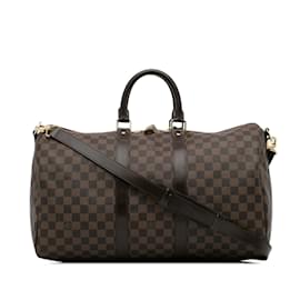 Louis Vuitton-LOUIS VUITTON Travel bags Keepall-Brown