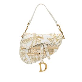 DIOR Handbags Saddle White