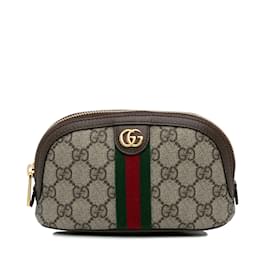 Gucci-GUCCI Clutch bags Ophidia-Brown
