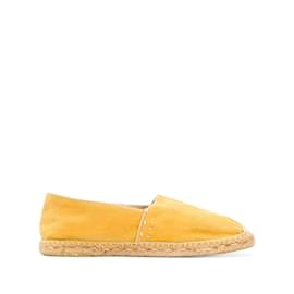 Gucci-Gucci Yellow Suede Espadrilles-Yellow