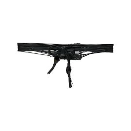 Cinturón de cuerda negro Giorgio Armani Negro