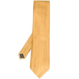 Gianfranco Ferré Gold Tone Silk Tie Golden