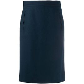 Gianfranco Ferré Blauer Wollrock Blau