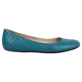 Sapatilhas Gucci em pele azul Azul