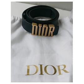 Christian Dior-Dior Logo Buckle D-FENCE Blue-Dark blue