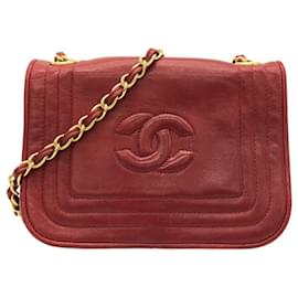 Chanel-CHANEL Mini matelasse-Rouge
