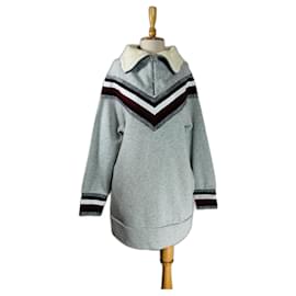 Tommy Hilfiger-Robes-Multicolore,Gris