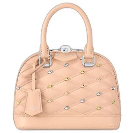 Louis Vuitton Alma BB Bolsa de couro bege Bege