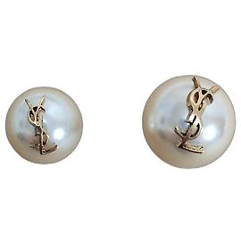 Boucles oreilles Yves Saint Laurent Doré