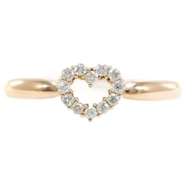 & Other Stories-18K Diamond Heart Ring-Golden