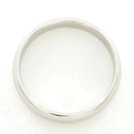 & Other Stories-Platinum Logo Ring-Silvery
