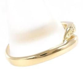 & Other Stories-18K Diamond Link Ring-Golden