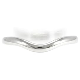 Tiffany & Co-Banda curva de platino-Plata