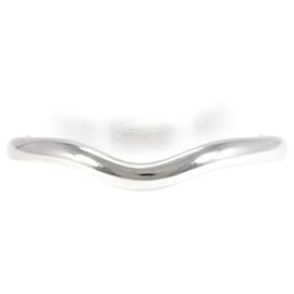 Autre Marque-Platinum Curved Band-Silvery