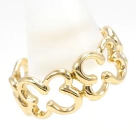 & Other Stories-18K Floral Link Ring-Golden