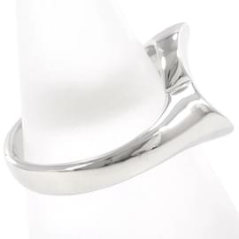 & Other Stories-18K Heart Curved Ring-Silvery